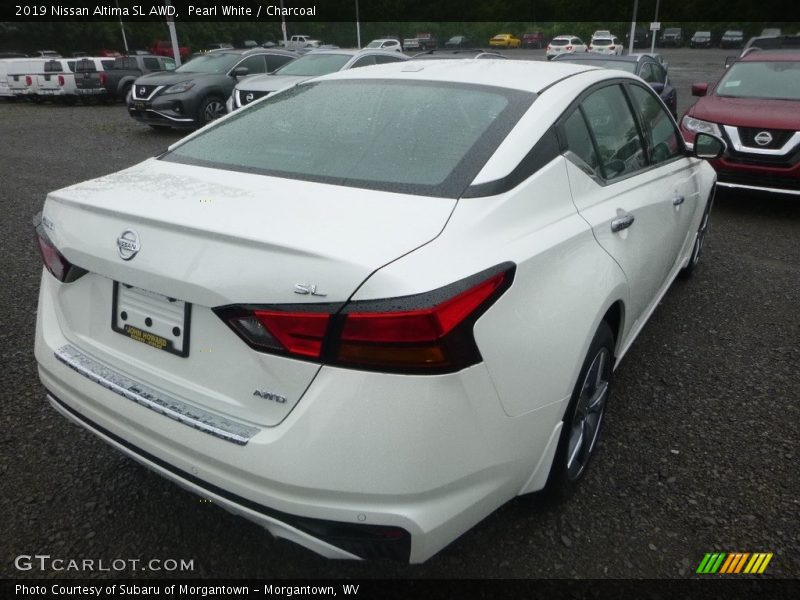 Pearl White / Charcoal 2019 Nissan Altima SL AWD
