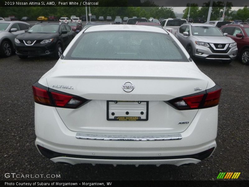 Pearl White / Charcoal 2019 Nissan Altima SL AWD