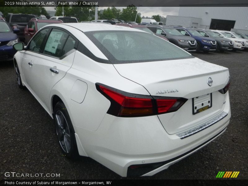 Pearl White / Charcoal 2019 Nissan Altima SL AWD