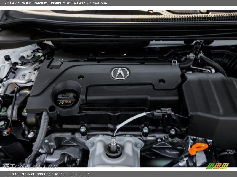 Platinum White Pearl / Graystone 2019 Acura ILX Premium