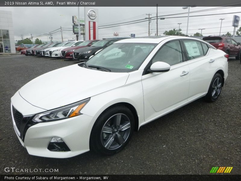 Pearl White / Charcoal 2019 Nissan Altima SL AWD