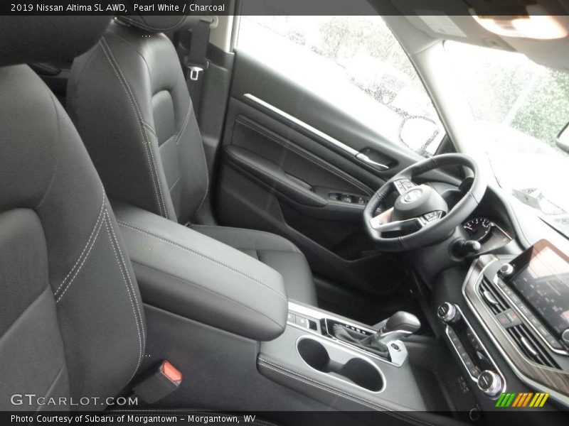 Pearl White / Charcoal 2019 Nissan Altima SL AWD