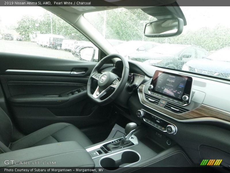 Pearl White / Charcoal 2019 Nissan Altima SL AWD