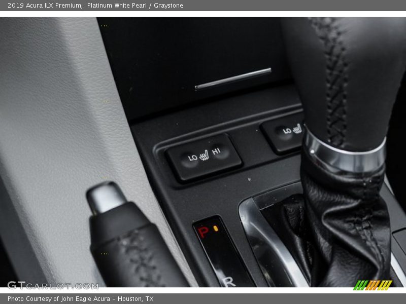 Platinum White Pearl / Graystone 2019 Acura ILX Premium