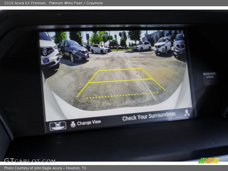Platinum White Pearl / Graystone 2019 Acura ILX Premium