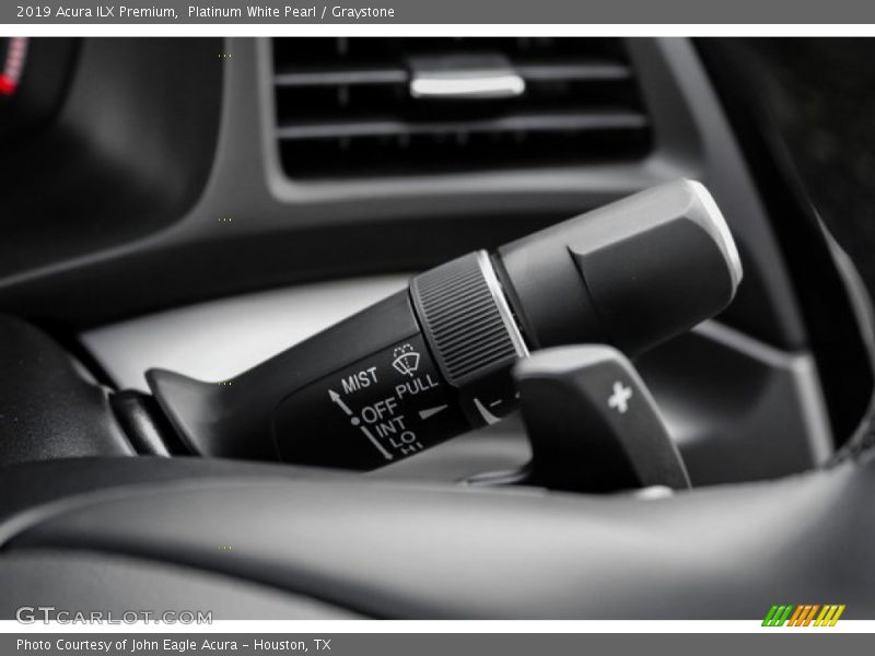 Platinum White Pearl / Graystone 2019 Acura ILX Premium