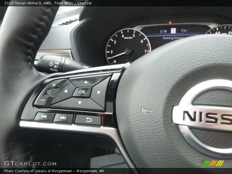 Pearl White / Charcoal 2019 Nissan Altima SL AWD