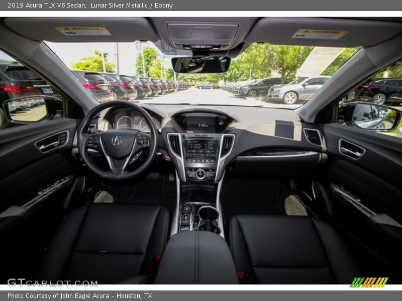 Lunar Silver Metallic / Ebony 2019 Acura TLX V6 Sedan
