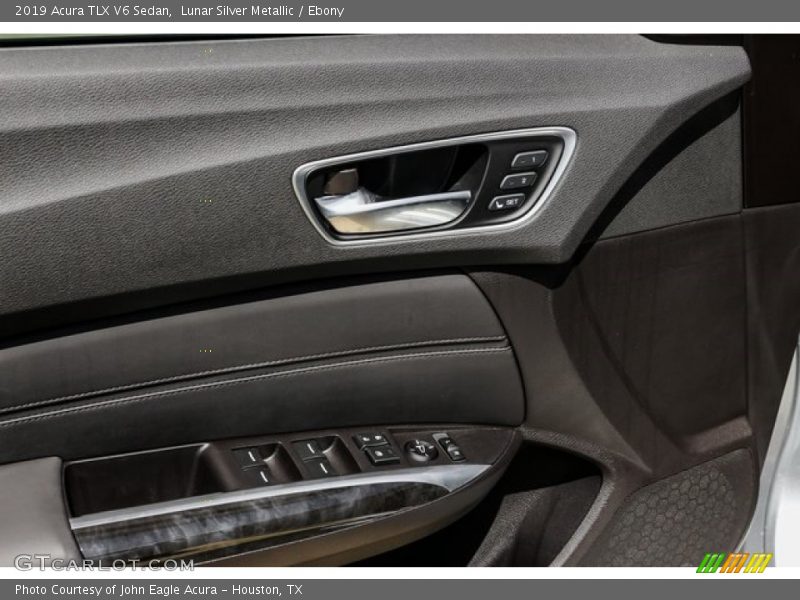Lunar Silver Metallic / Ebony 2019 Acura TLX V6 Sedan