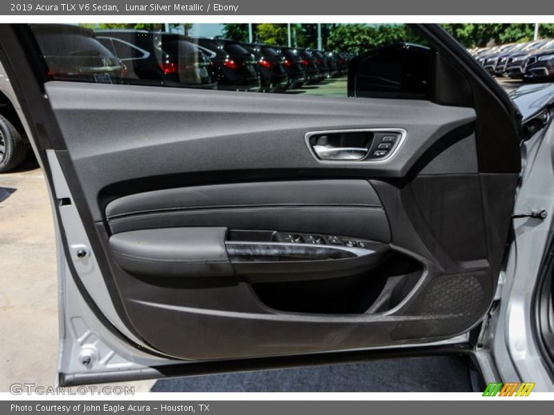 Lunar Silver Metallic / Ebony 2019 Acura TLX V6 Sedan