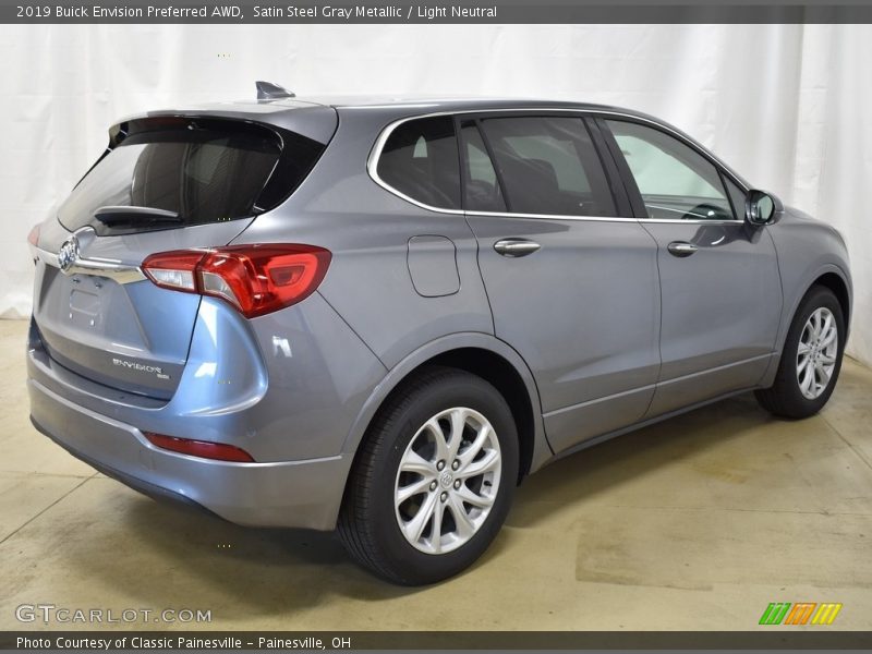 Satin Steel Gray Metallic / Light Neutral 2019 Buick Envision Preferred AWD