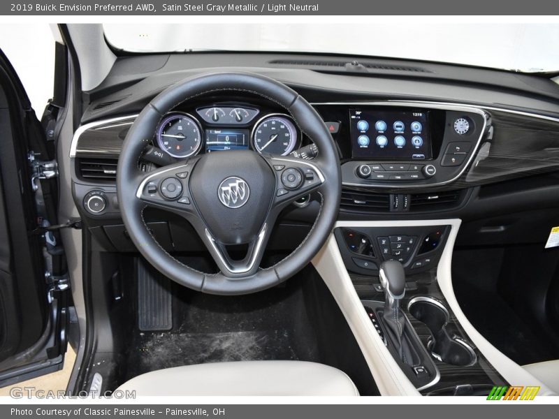 Satin Steel Gray Metallic / Light Neutral 2019 Buick Envision Preferred AWD