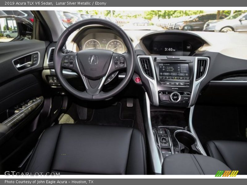Lunar Silver Metallic / Ebony 2019 Acura TLX V6 Sedan