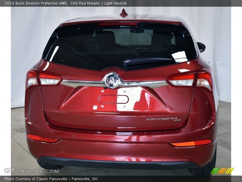Chili Red Metallic / Light Neutral 2019 Buick Envision Preferred AWD