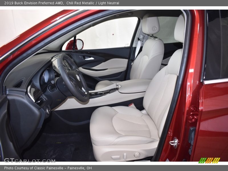 Chili Red Metallic / Light Neutral 2019 Buick Envision Preferred AWD