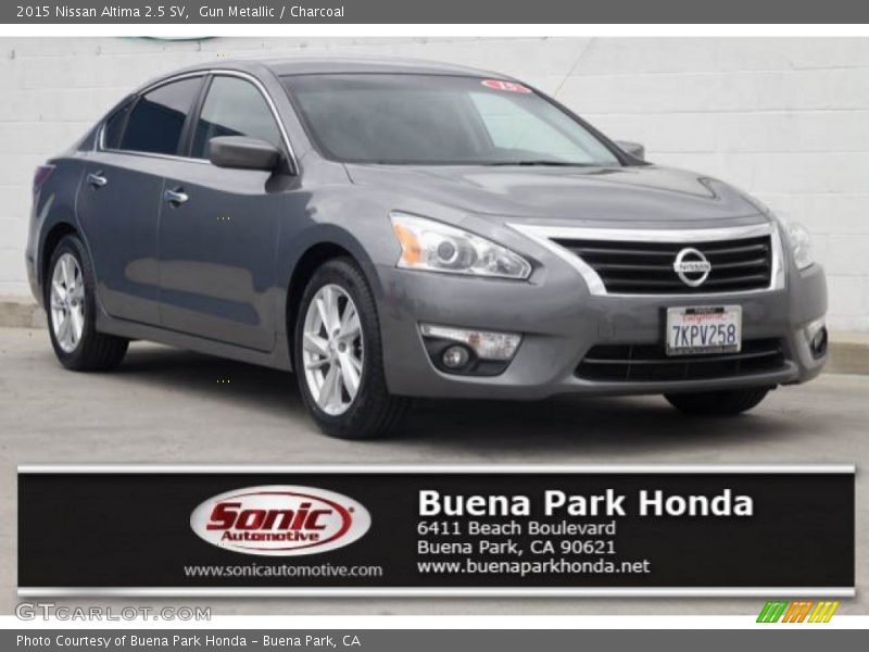 Gun Metallic / Charcoal 2015 Nissan Altima 2.5 SV