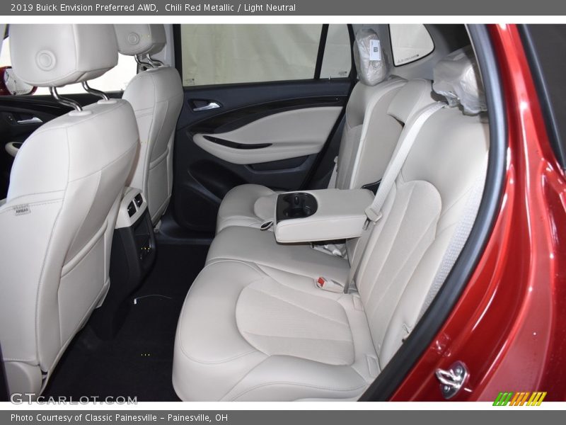 Chili Red Metallic / Light Neutral 2019 Buick Envision Preferred AWD