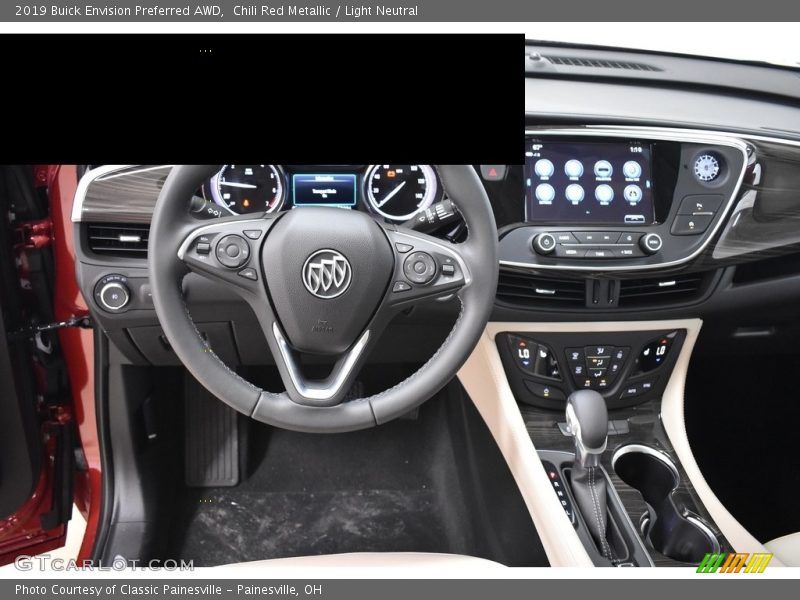 Chili Red Metallic / Light Neutral 2019 Buick Envision Preferred AWD