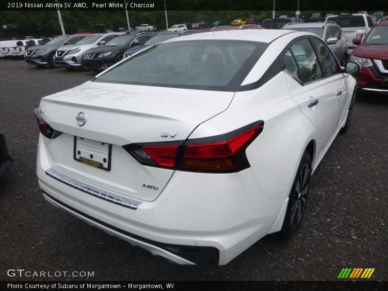 Pearl White / Charcoal 2019 Nissan Altima SV AWD