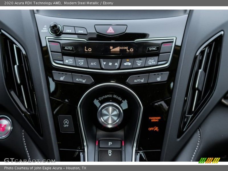 Controls of 2020 RDX Technology AWD