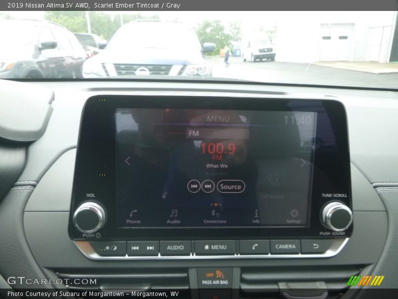 Scarlet Ember Tintcoat / Gray 2019 Nissan Altima SV AWD