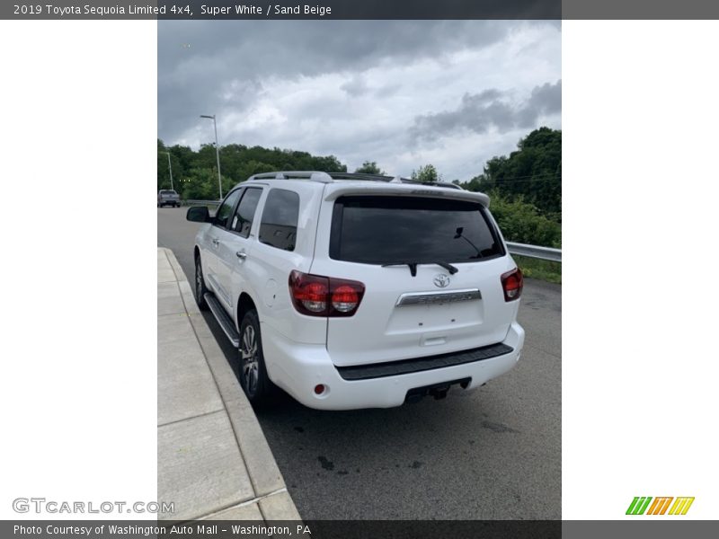 Super White / Sand Beige 2019 Toyota Sequoia Limited 4x4