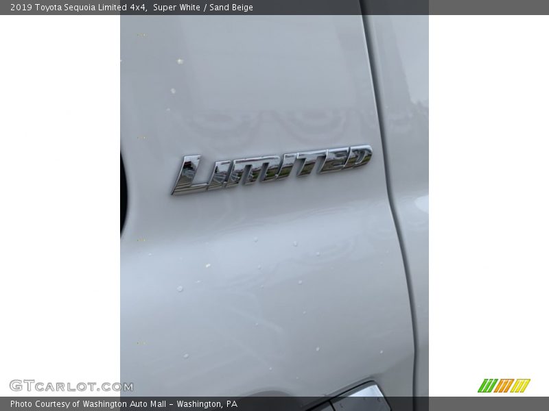 Super White / Sand Beige 2019 Toyota Sequoia Limited 4x4