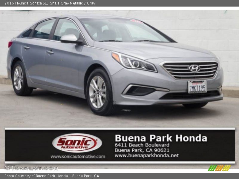 Shale Gray Metallic / Gray 2016 Hyundai Sonata SE