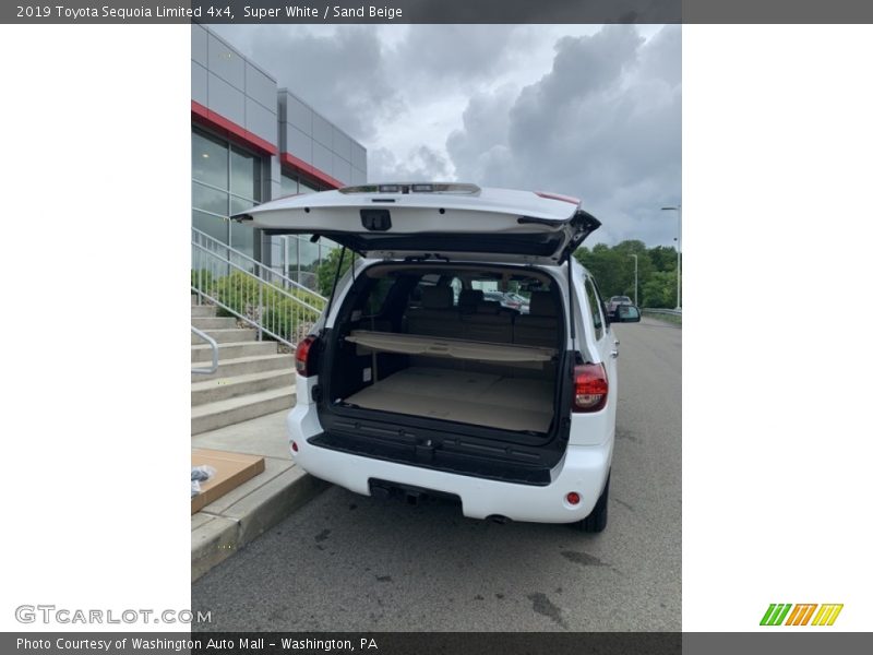 Super White / Sand Beige 2019 Toyota Sequoia Limited 4x4