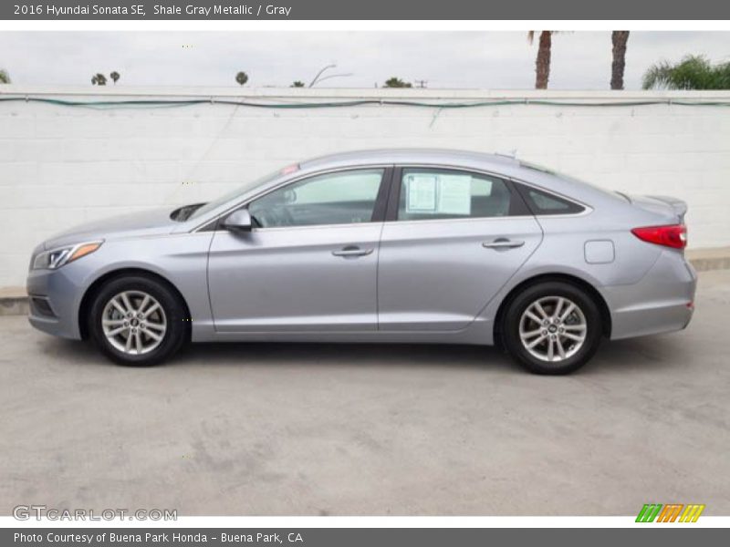 Shale Gray Metallic / Gray 2016 Hyundai Sonata SE