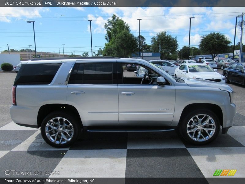 Quicksilver Metallic / Cocoa/Dune 2017 GMC Yukon SLT 4WD