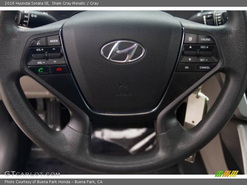 Shale Gray Metallic / Gray 2016 Hyundai Sonata SE
