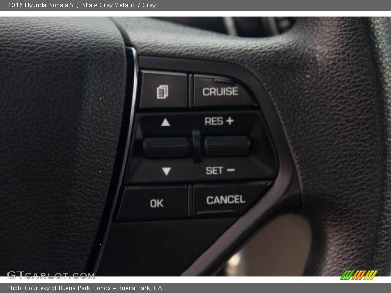 Shale Gray Metallic / Gray 2016 Hyundai Sonata SE