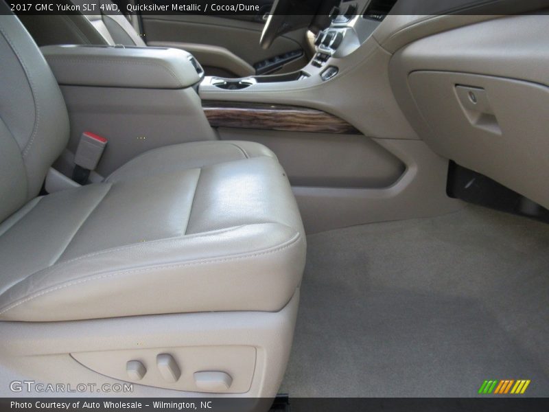 Quicksilver Metallic / Cocoa/Dune 2017 GMC Yukon SLT 4WD