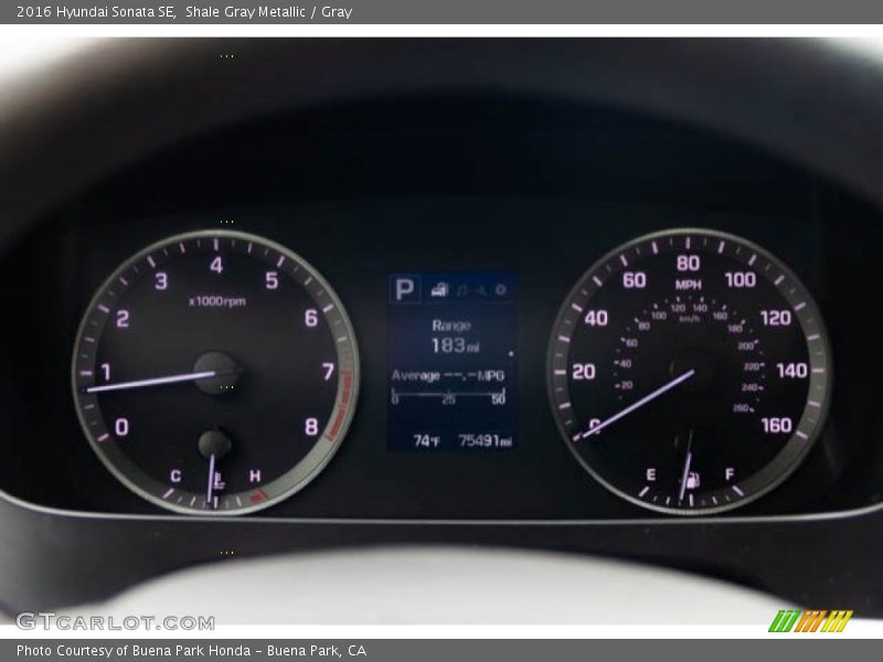Shale Gray Metallic / Gray 2016 Hyundai Sonata SE