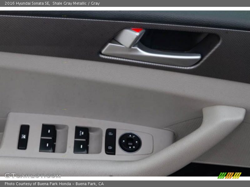 Shale Gray Metallic / Gray 2016 Hyundai Sonata SE