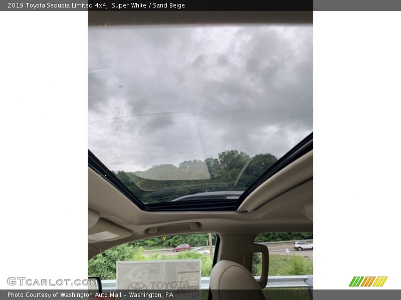 Super White / Sand Beige 2019 Toyota Sequoia Limited 4x4