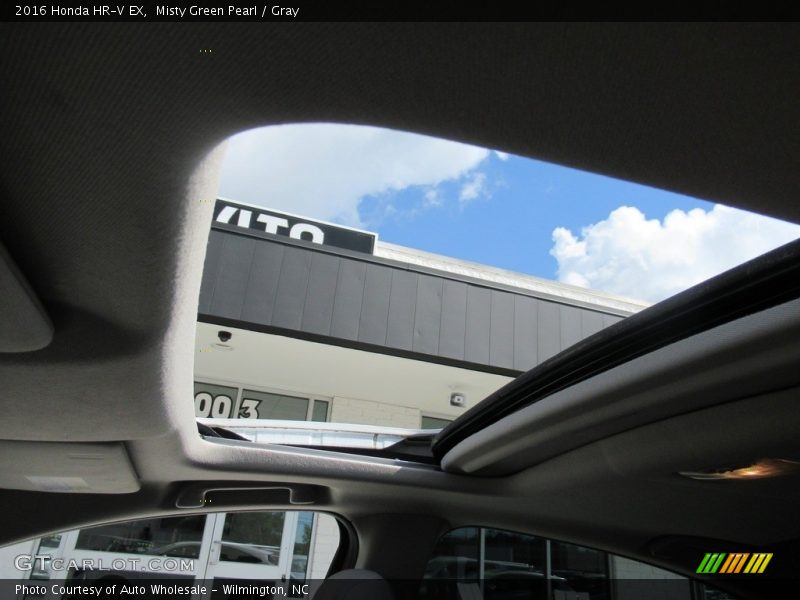 Misty Green Pearl / Gray 2016 Honda HR-V EX