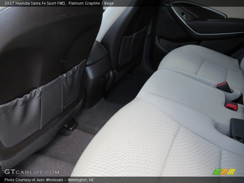 Platinum Graphite / Beige 2017 Hyundai Santa Fe Sport FWD