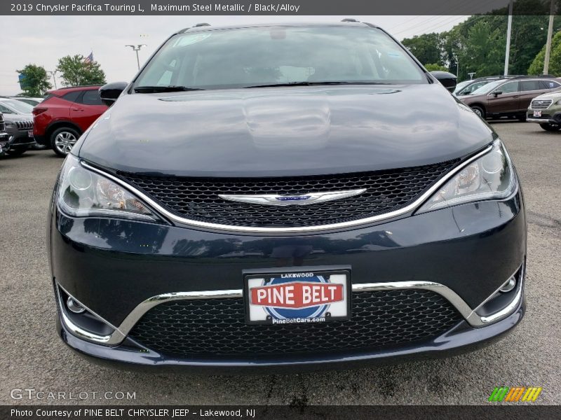 Maximum Steel Metallic / Black/Alloy 2019 Chrysler Pacifica Touring L