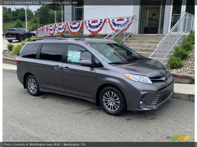 Predawn Gray Mica / Ash 2020 Toyota Sienna XLE