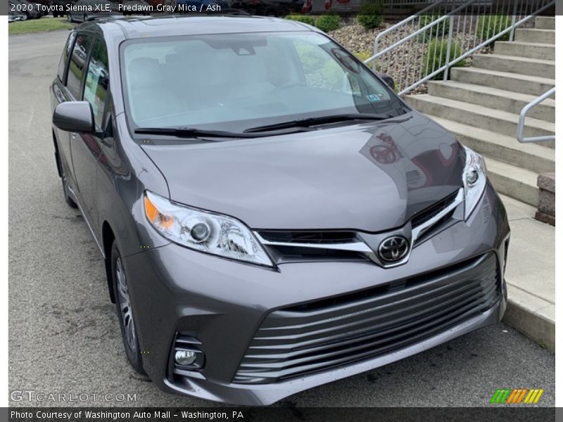 Predawn Gray Mica / Ash 2020 Toyota Sienna XLE