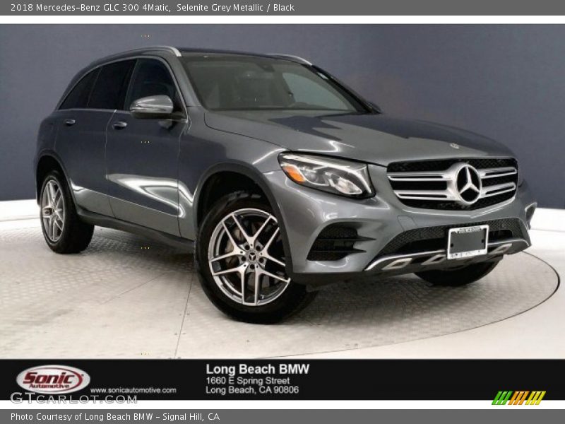 Selenite Grey Metallic / Black 2018 Mercedes-Benz GLC 300 4Matic