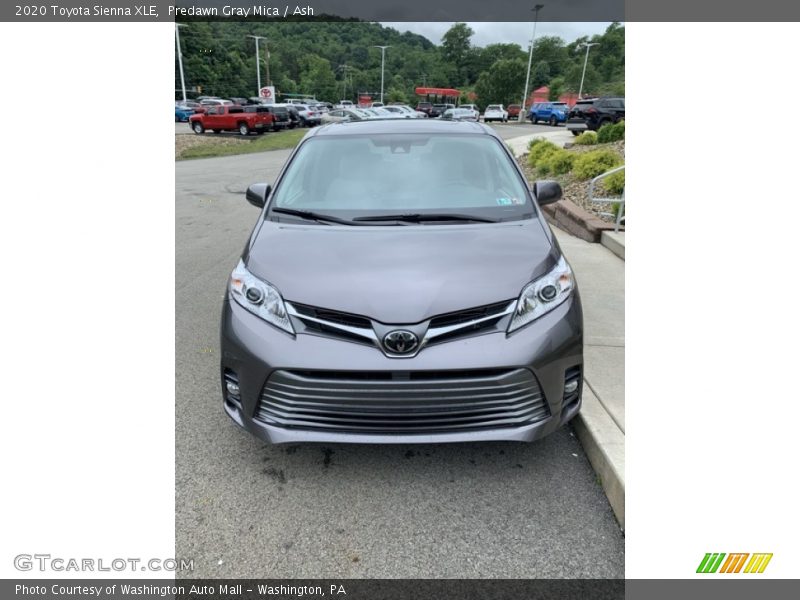 Predawn Gray Mica / Ash 2020 Toyota Sienna XLE