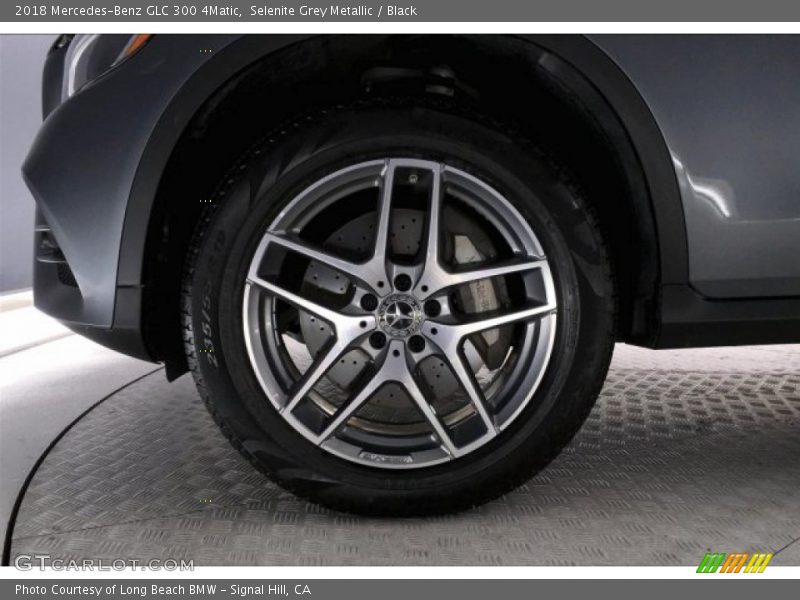 Selenite Grey Metallic / Black 2018 Mercedes-Benz GLC 300 4Matic