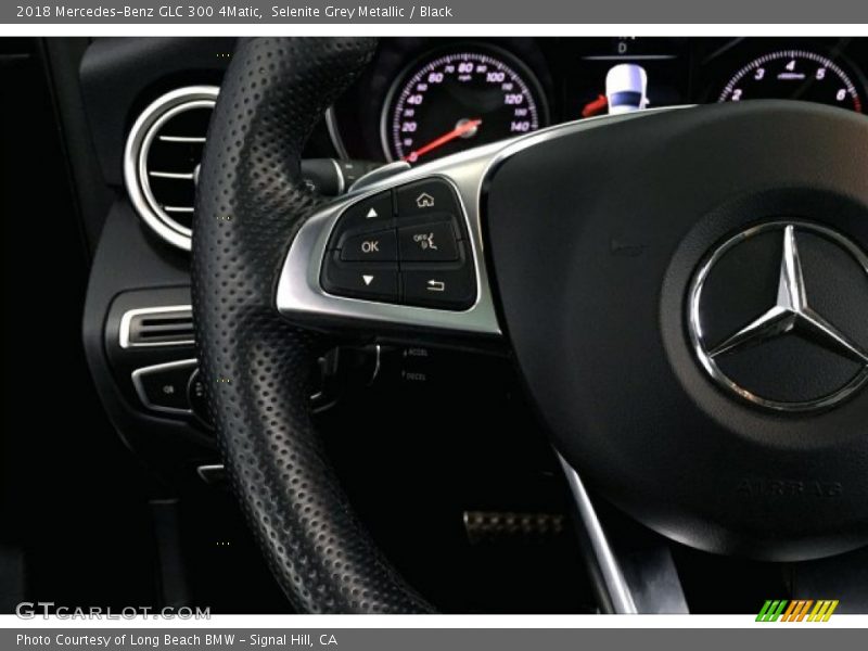 Selenite Grey Metallic / Black 2018 Mercedes-Benz GLC 300 4Matic