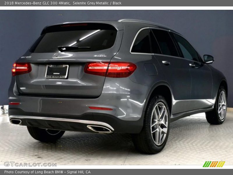 Selenite Grey Metallic / Black 2018 Mercedes-Benz GLC 300 4Matic