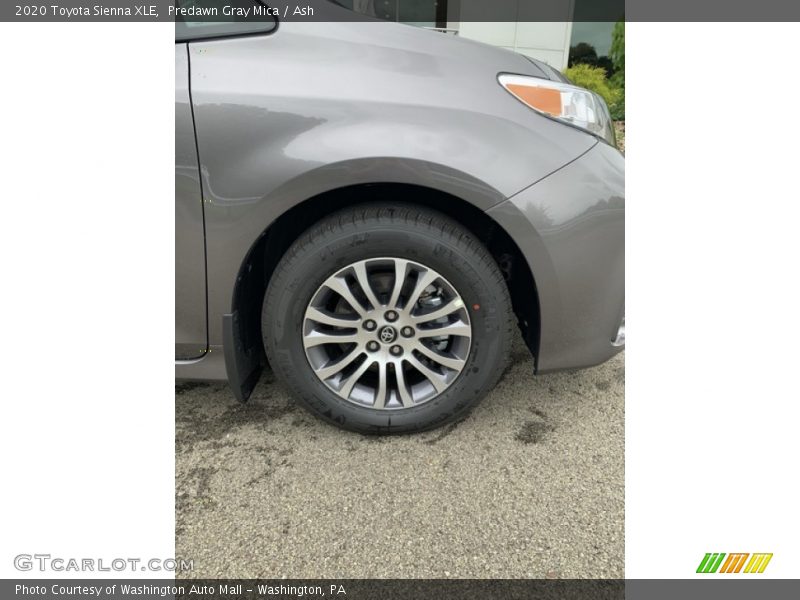 Predawn Gray Mica / Ash 2020 Toyota Sienna XLE