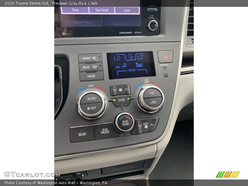 Predawn Gray Mica / Ash 2020 Toyota Sienna XLE