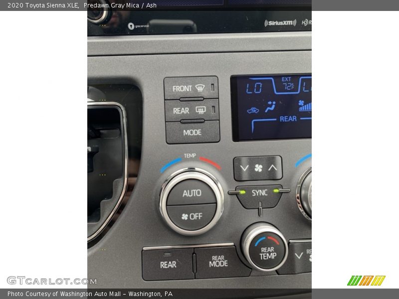 Predawn Gray Mica / Ash 2020 Toyota Sienna XLE